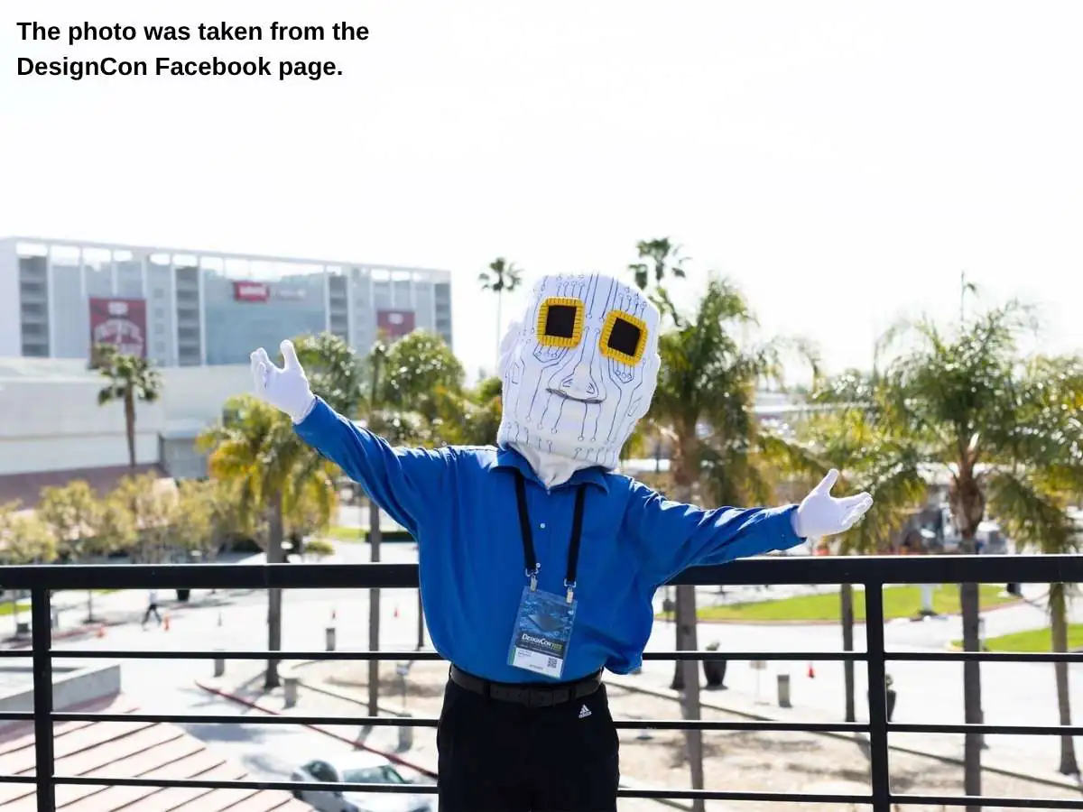 DesignCon  2027 stand in Santa Clara with high-speed demo area at Santa Clara Convention Center