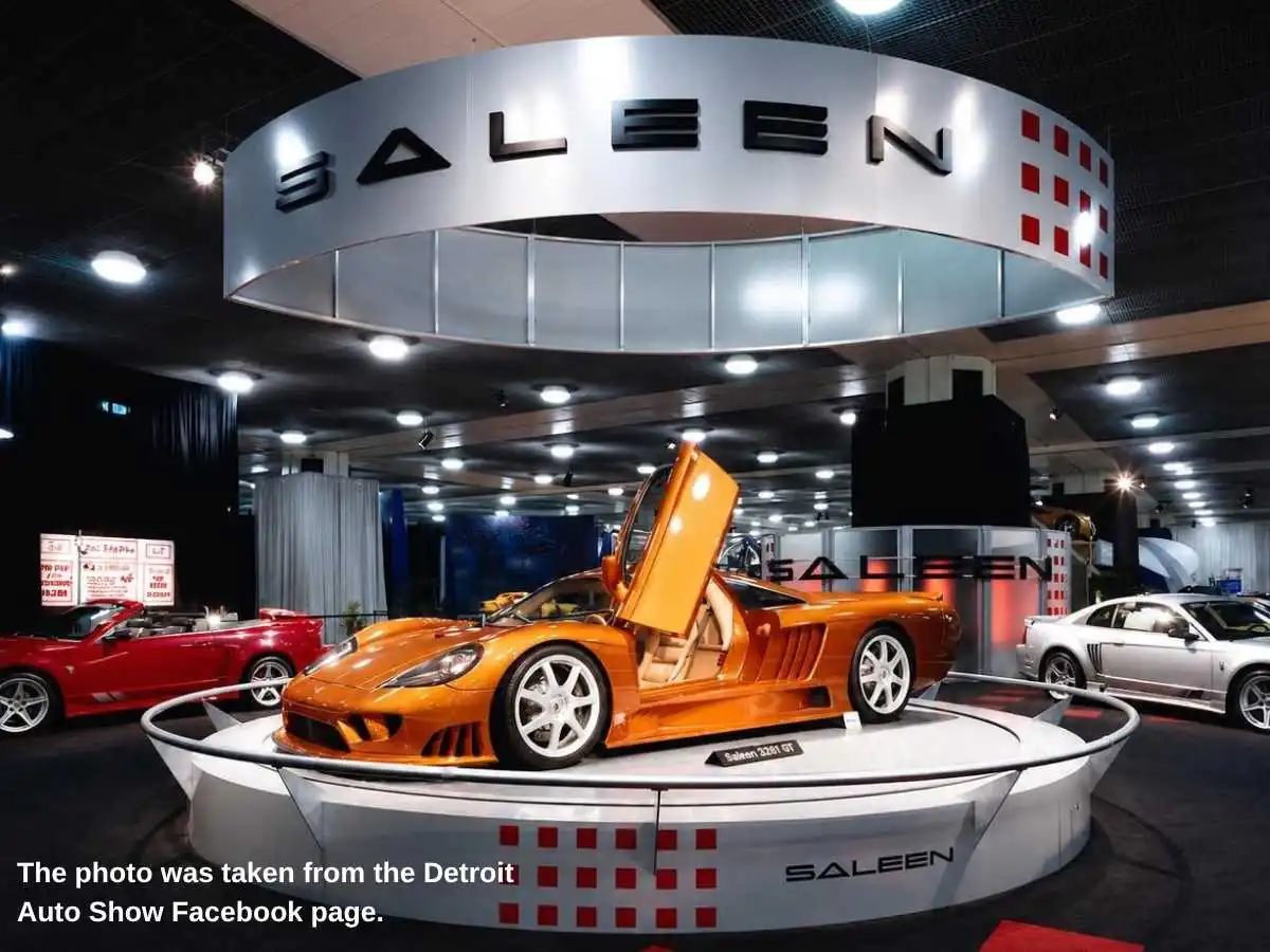 Detroit Auto Show  2027 stand in Detroit with launch zone and test-sit area at Cobo Center