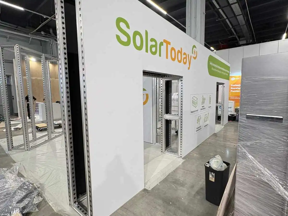 Stand installation at Targi Lublin S.A. in Lublin with transport and dismantling coordination