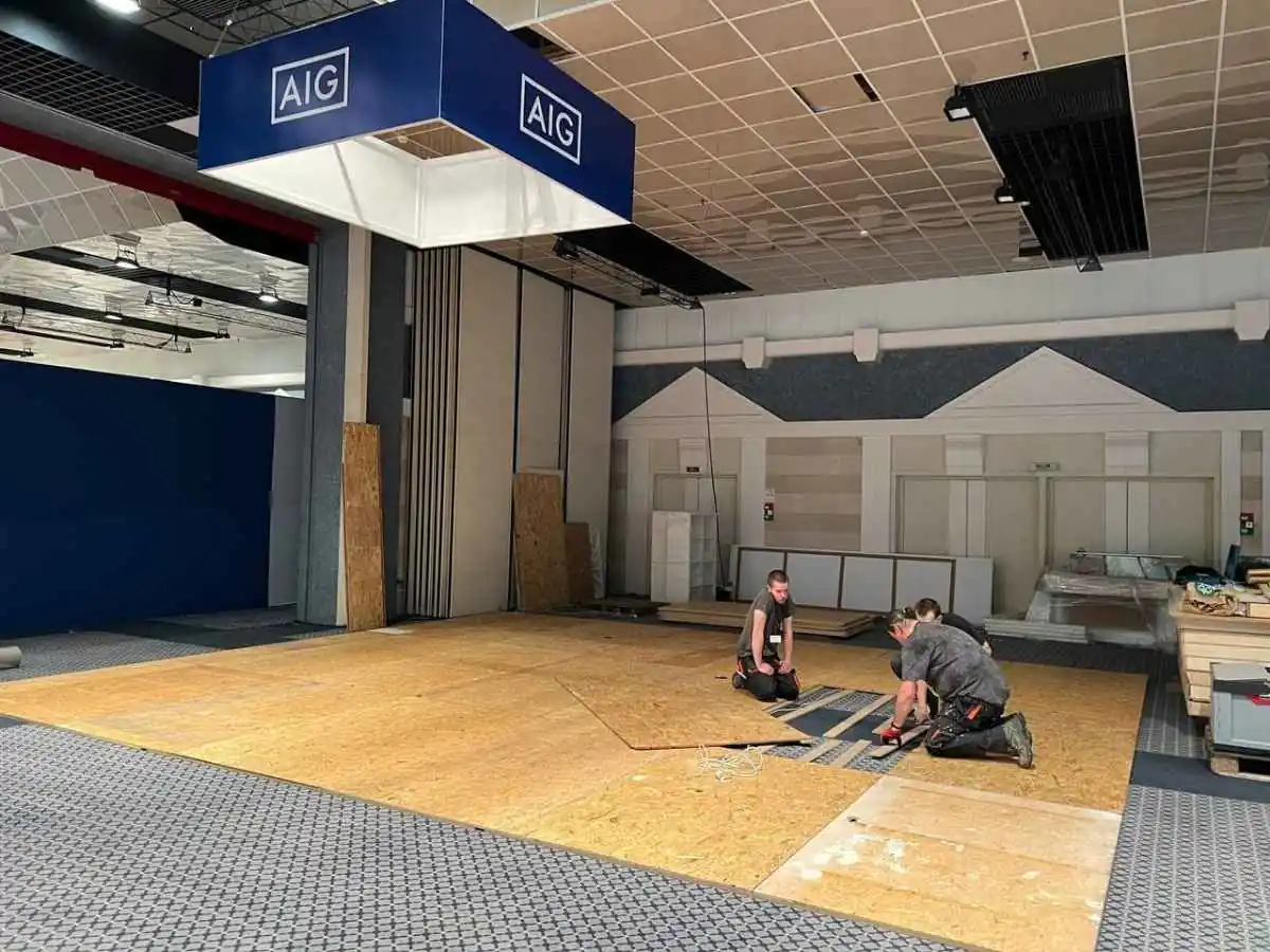 Hannover Messe build-up in Hanover with installation coordination by an exhibition stand builder in Hanover