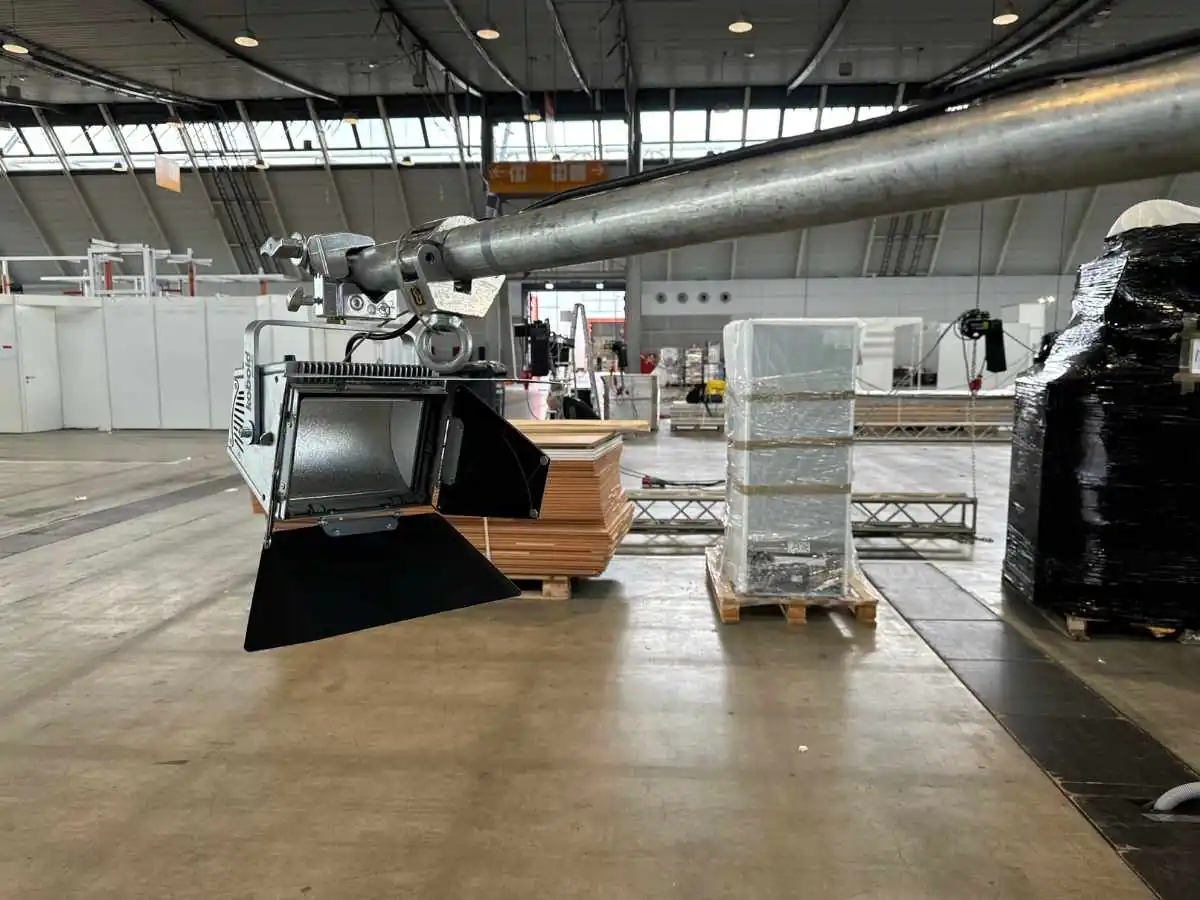 Messe Offenburg stand installation in Offenburg with on-site coordination by a stand contractor