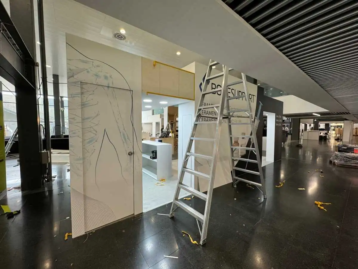 NürnbergMesse build-up in Nuremberg with on-site coordination by an exhibition stand builder in Nuremberg