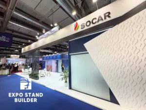 CONSTRUCTION OF AN EXHIBITION STAND FOR SOCAR AT THE GASTECH EXHIBITION 111
