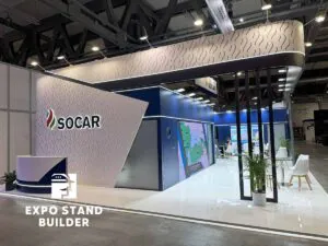 CONSTRUCTION OF AN EXHIBITION STAND FOR SOCAR AT THE GASTECH EXHIBITION 101