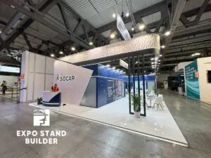CONSTRUCTION OF AN EXHIBITION STAND FOR SOCAR AT THE GASTECH EXHIBITION 20