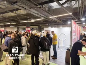 25 M² EXHIBITION STAND FOR IEM KRAKOW AT TAURON ARENA 50