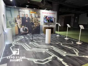 25 M² EXHIBITION STAND FOR IEM KRAKOW AT TAURON ARENA 12