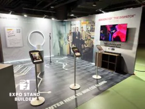 25 M² EXHIBITION STAND FOR IEM KRAKOW AT TAURON ARENA 42