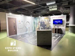 25 M² EXHIBITION STAND FOR IEM KRAKOW AT TAURON ARENA 32