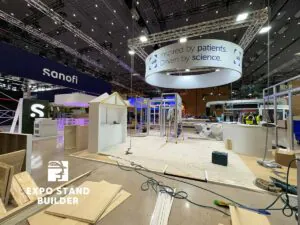 ВЫСТАВОЧНЫЙ СТЕНД ДЛЯ ECTRIMS В БАРСЕЛОНЕ 61