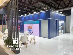CONSTRUCTION OF AN EXHIBITION STAND FOR SOCAR AT THE GASTECH EXHIBITION 62