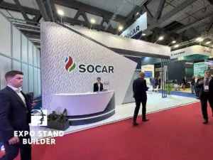 CONSTRUCTION OF AN EXHIBITION STAND FOR SOCAR AT THE GASTECH EXHIBITION 11