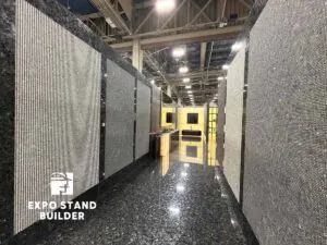 INDIVIDUELLER MESSESTAND MIT 180 QUADRATMETERN AUF DER COVERINGS IN LAS VEGAS 40