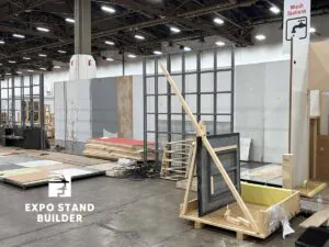 INDIVIDUELLER MESSESTAND MIT 180 QUADRATMETERN AUF DER COVERINGS IN LAS VEGAS 61