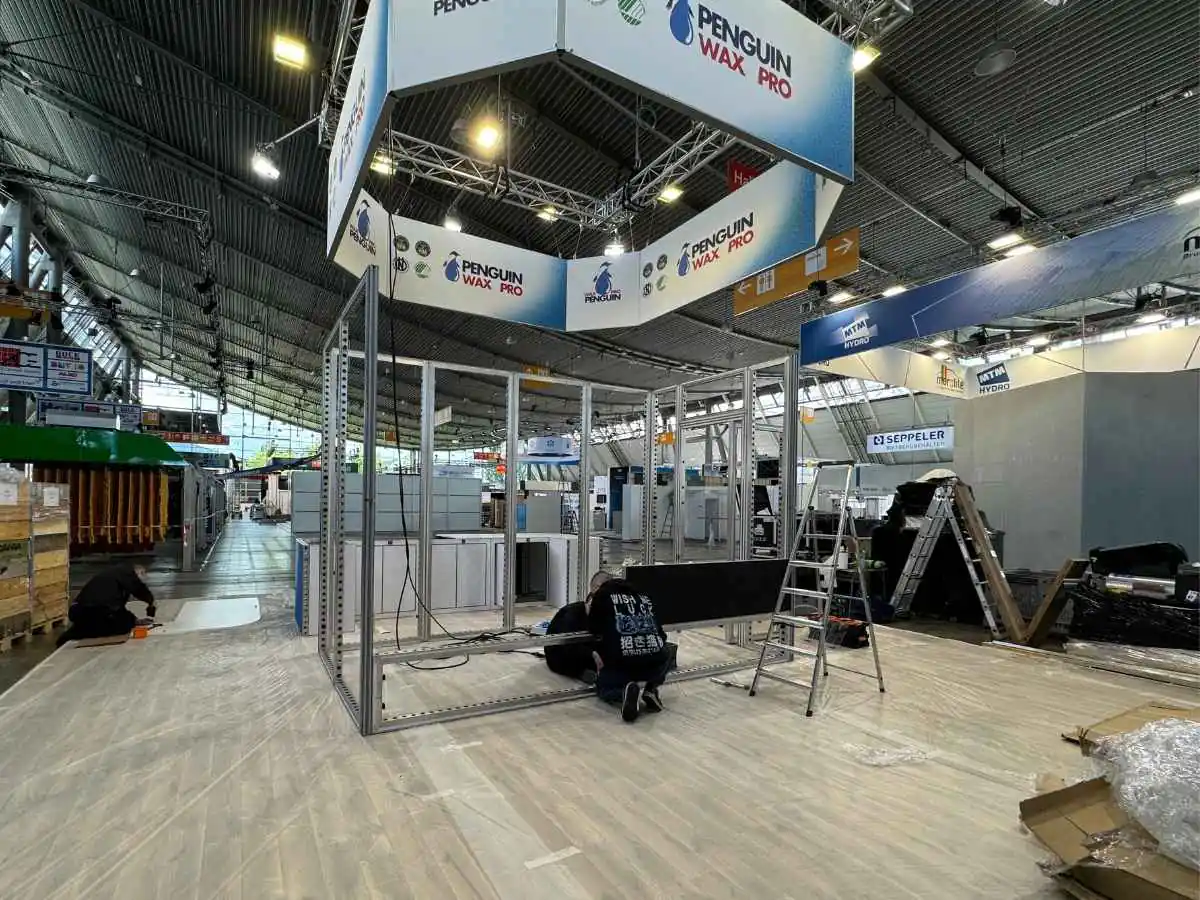Tokyo Big Sight stand installation with transport and dismantling support by an exhibition stand builder in Tokyo