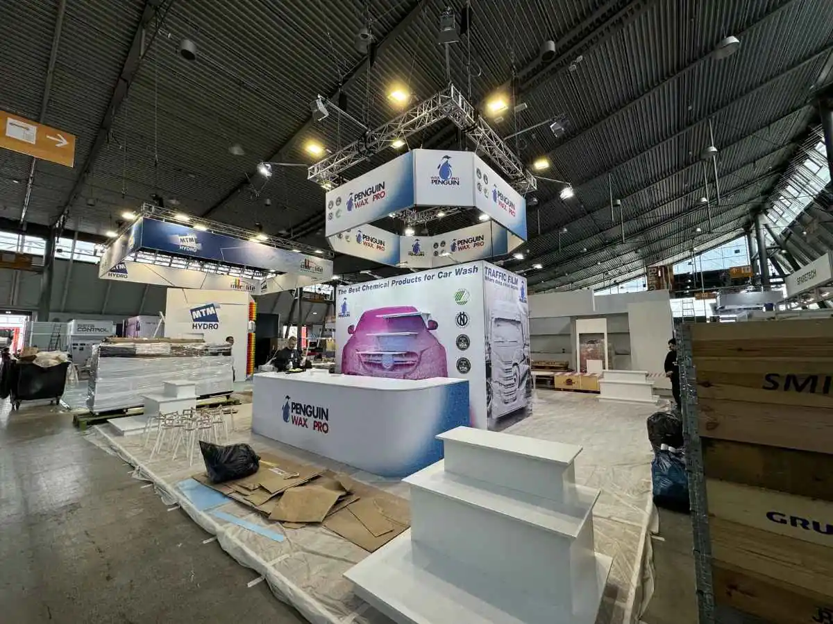 Stockholmsmssan Stockholm stand installation with on-site coordination by an exhibition stand builder in Stockholm