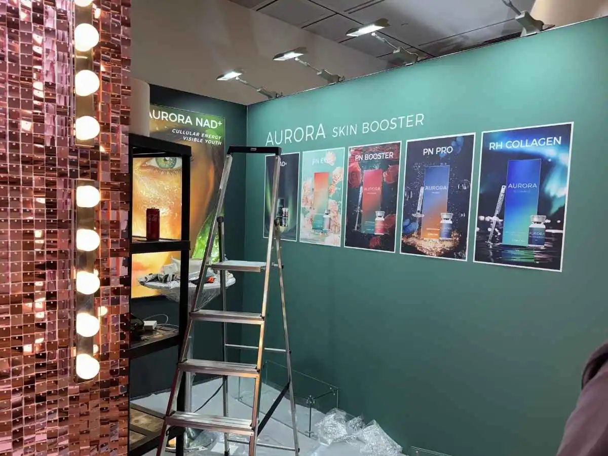 Molly Caren Agricultural Center London stand installation with transport and dismantling coordination