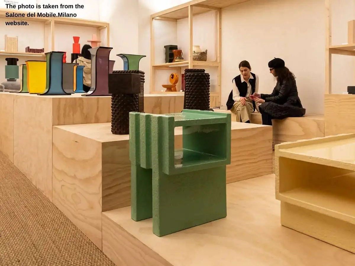 International Furnishing Accessories Exhibition  2027 Milan stand at Fiera Milano with textile and decorative display zones