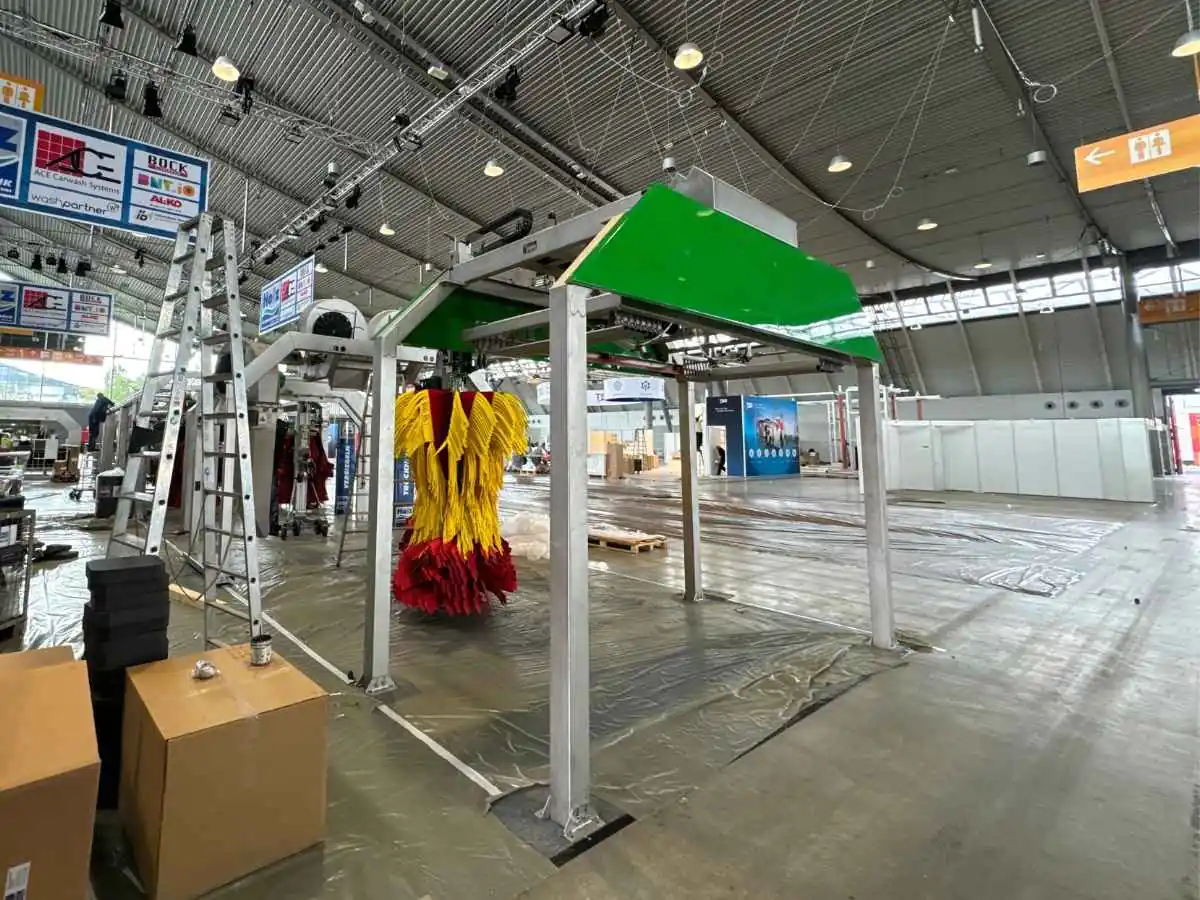 Messe Offenburg build-up in Offenburg with on-site coordination by an exhibition stand contractor