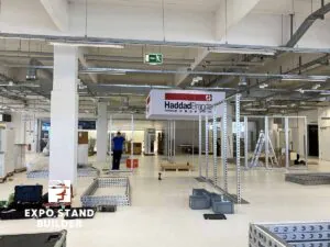 ВЫСТАВОЧНЫЙ СТЕНД РАЗМЕРОМ 300 м² ДЛЯ HADDAD BRANDS 93