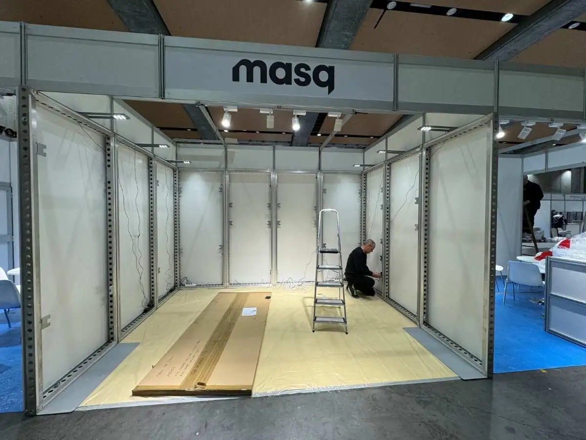Build-up at Husker Harvest Days venue in Grand Island with installation and dismantling coordination by a booth builder