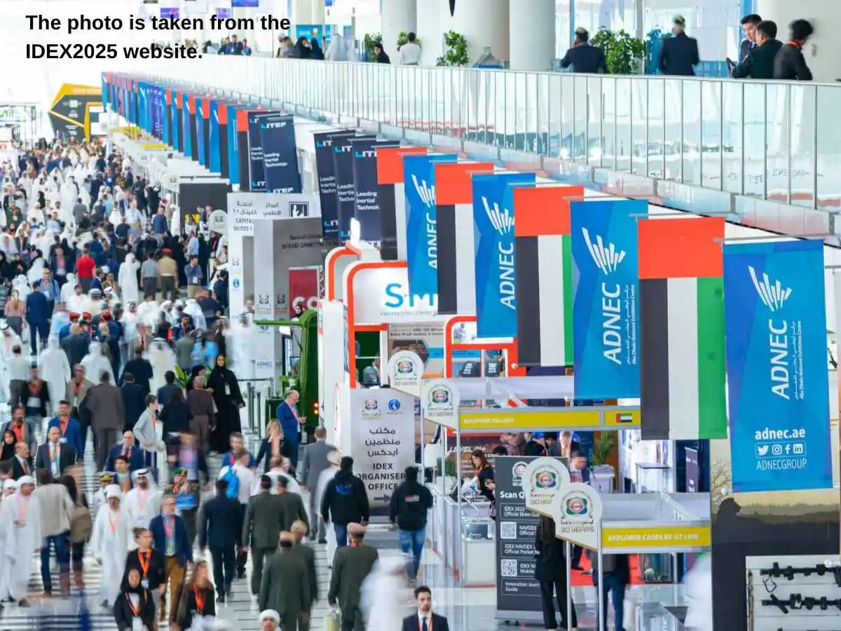 Exhibition stand at IDEX Istanbul  2027 in Istanbul with consultation area and dental equipment display