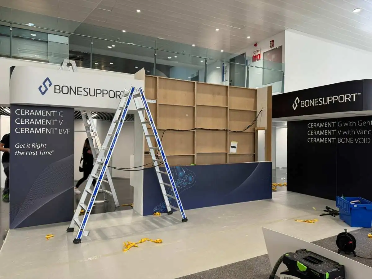 NürnbergMesse build-up in Nuremberg with logistics planning by an exhibition stand builder