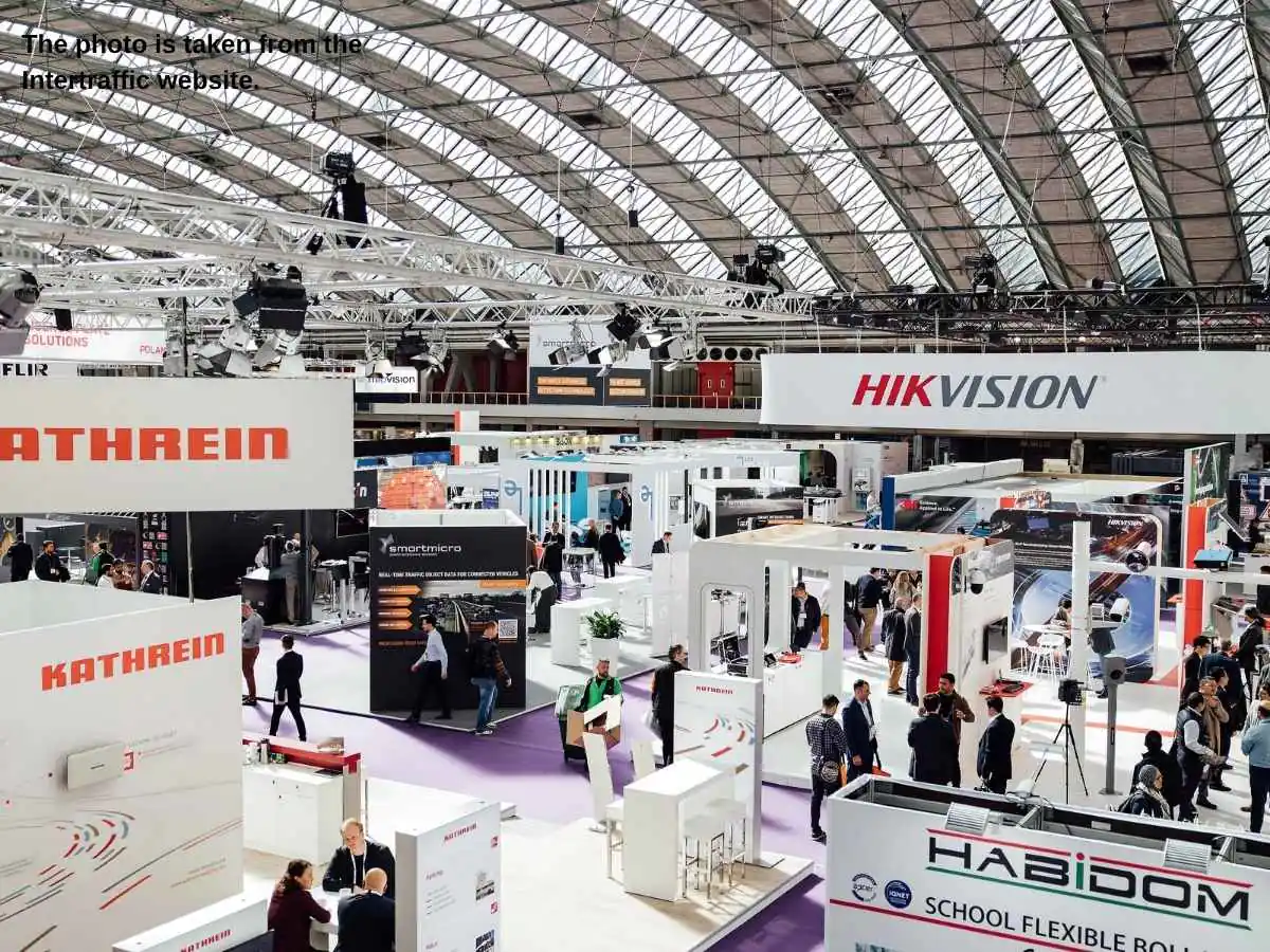 Intertraffic Amsterdam  2028 stand in Amsterdam with road safety demo area at Amsterdam RAI