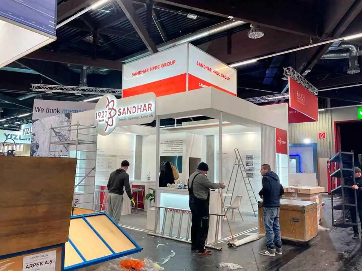 Messe Frankfurt build-up in Frankfurt am Main with stand installation and on-site coordination by a stand contractor