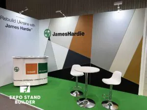 MODULARER MESSESTAND AUF DER REBUILD UKRAINE 20