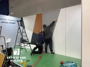 MODULARER MESSESTAND AUF DER REBUILD UKRAINE 40