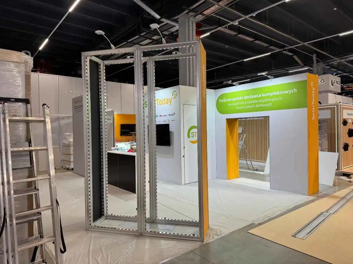 Athens Metropolitan Expo stand installation in Athens with transport and dismantling coordination