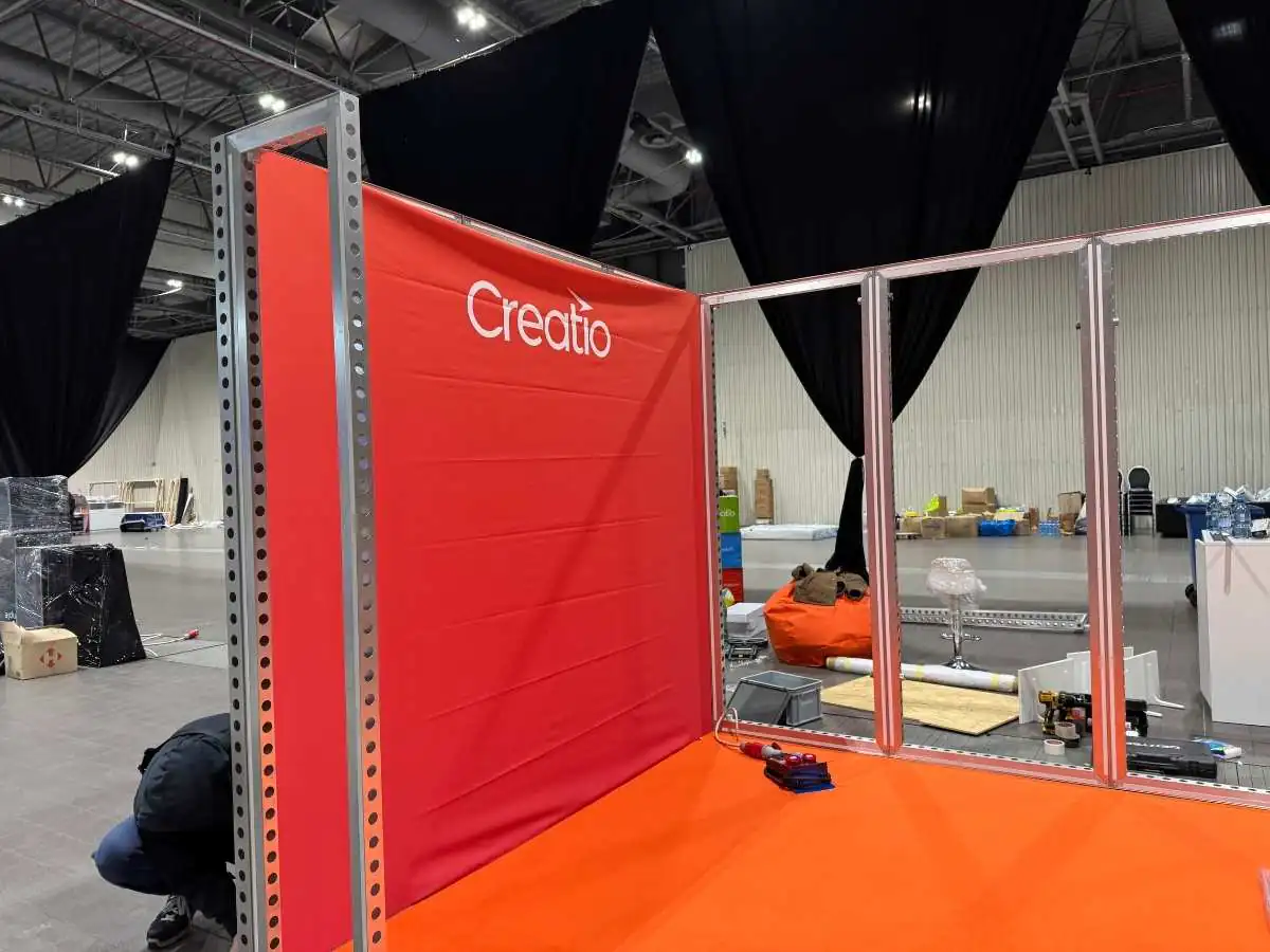 Stand installation at Daegu Exhibition Convention Centre EXCO with on-site coordination in Daegu