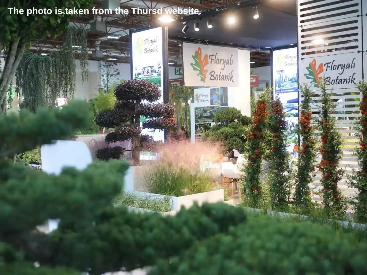Landscape Istanbul Fair  2026 stand in Istanbul with product demo zone at Istanbul Expo Center IFM