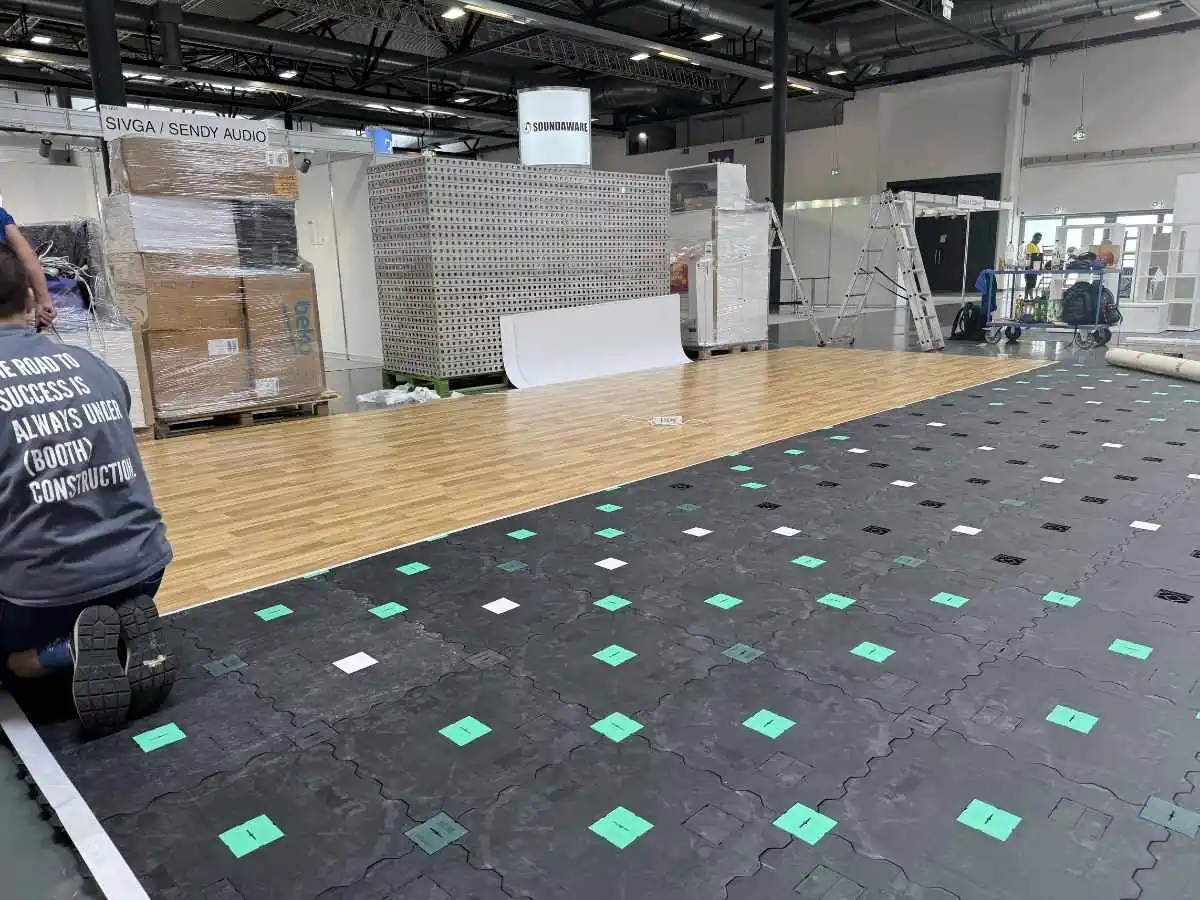 Los Angeles Convention Center build-up in Los Angeles by an exhibition stand builder in Los Angeles