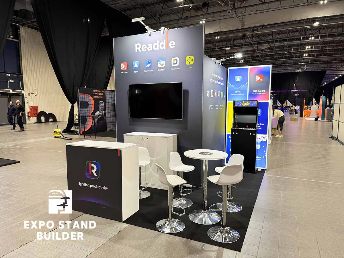 modular stand at wawtech in warsaw