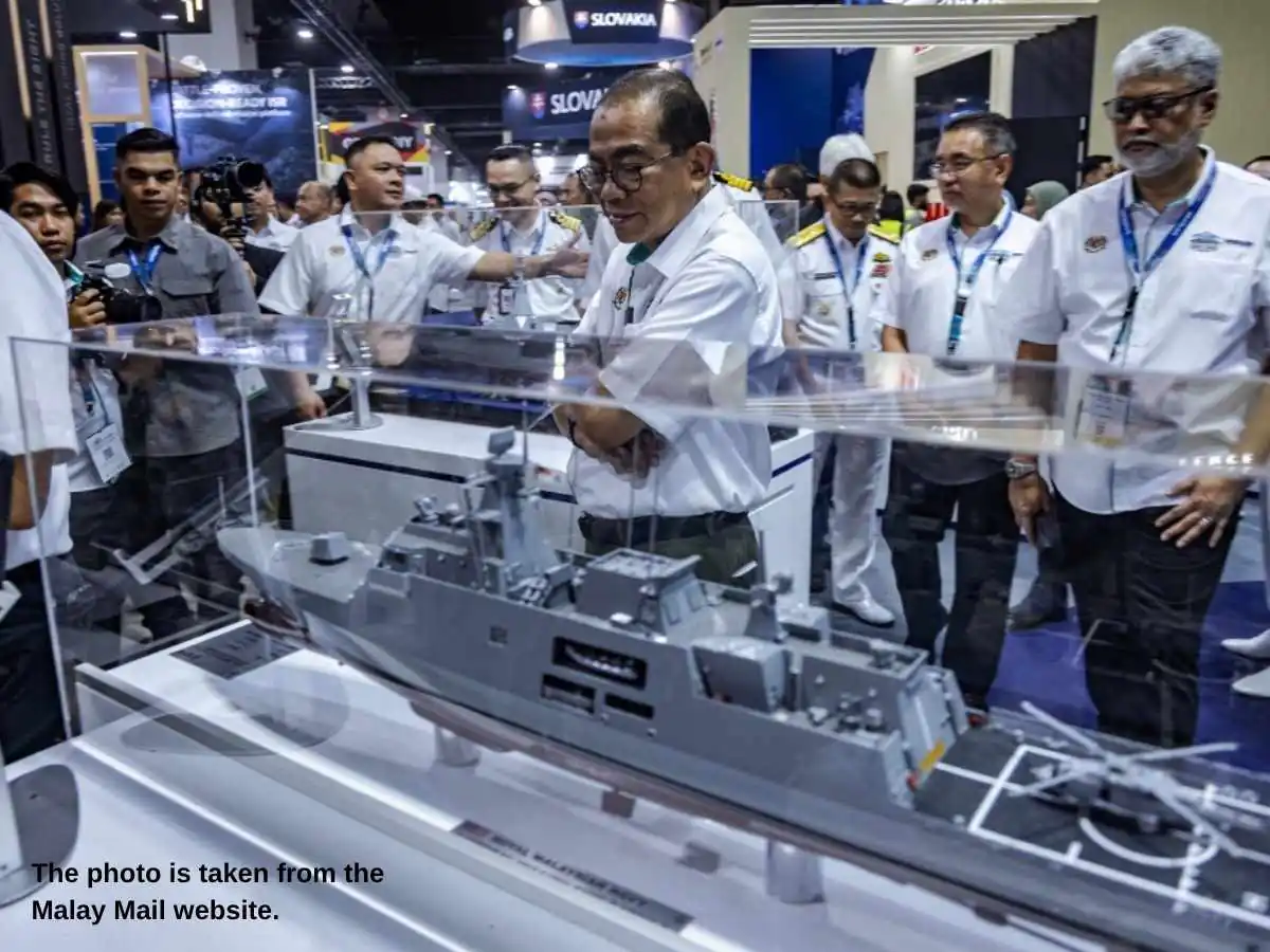 National Security Asia  2028 stand in Kuala Lumpur with meeting area at Malaysia International Trade and Exhibition Centre