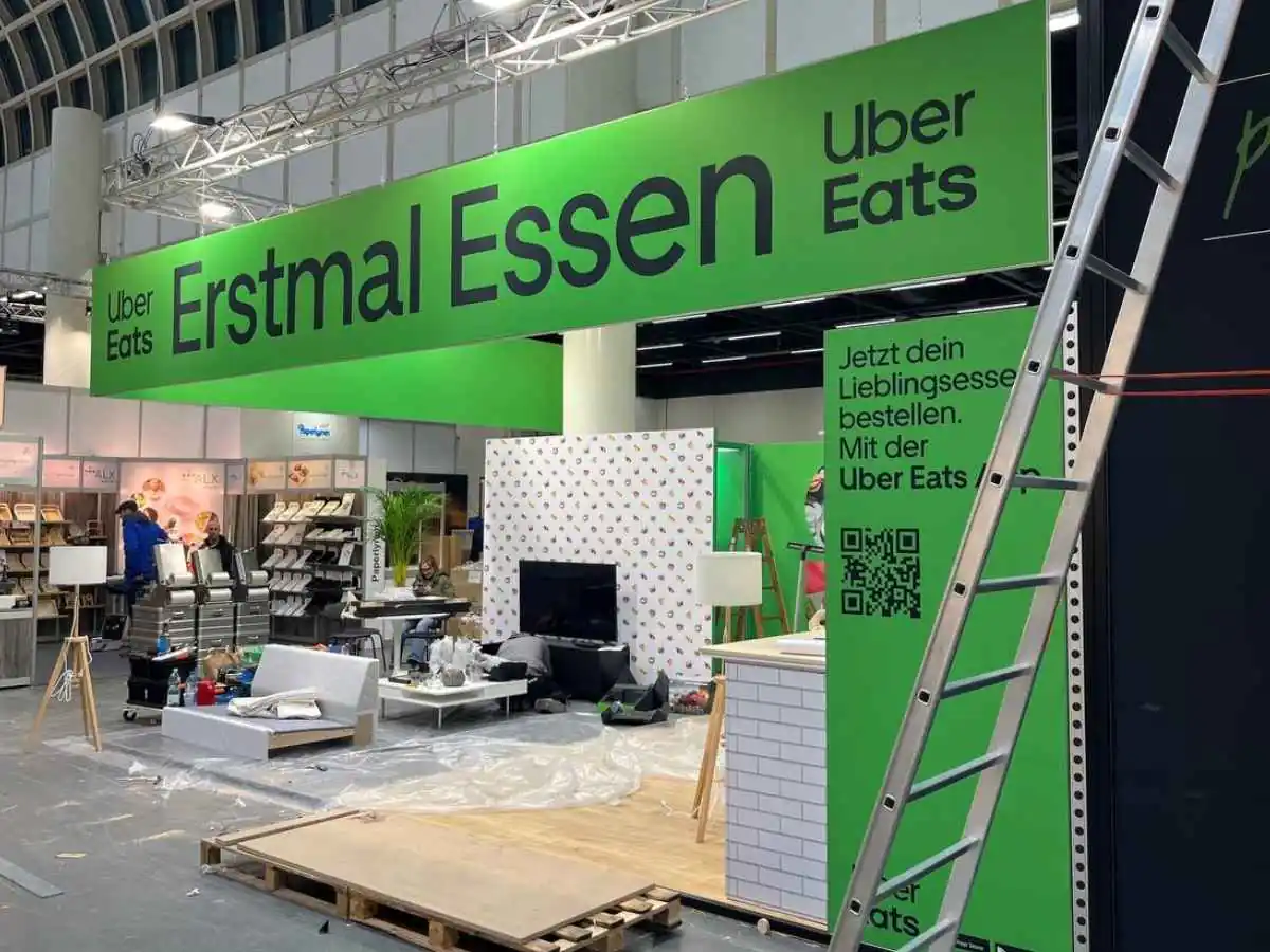 Stand installation at Nashville Oktoberfest venue in Nashville with approval and logistics coordination