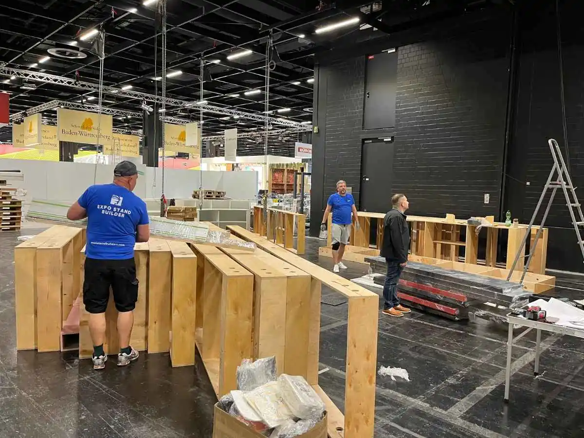 Amsterdam RAI build-up in Amsterdam with on-site coordination by an exhibition stand builder in Amsterdam