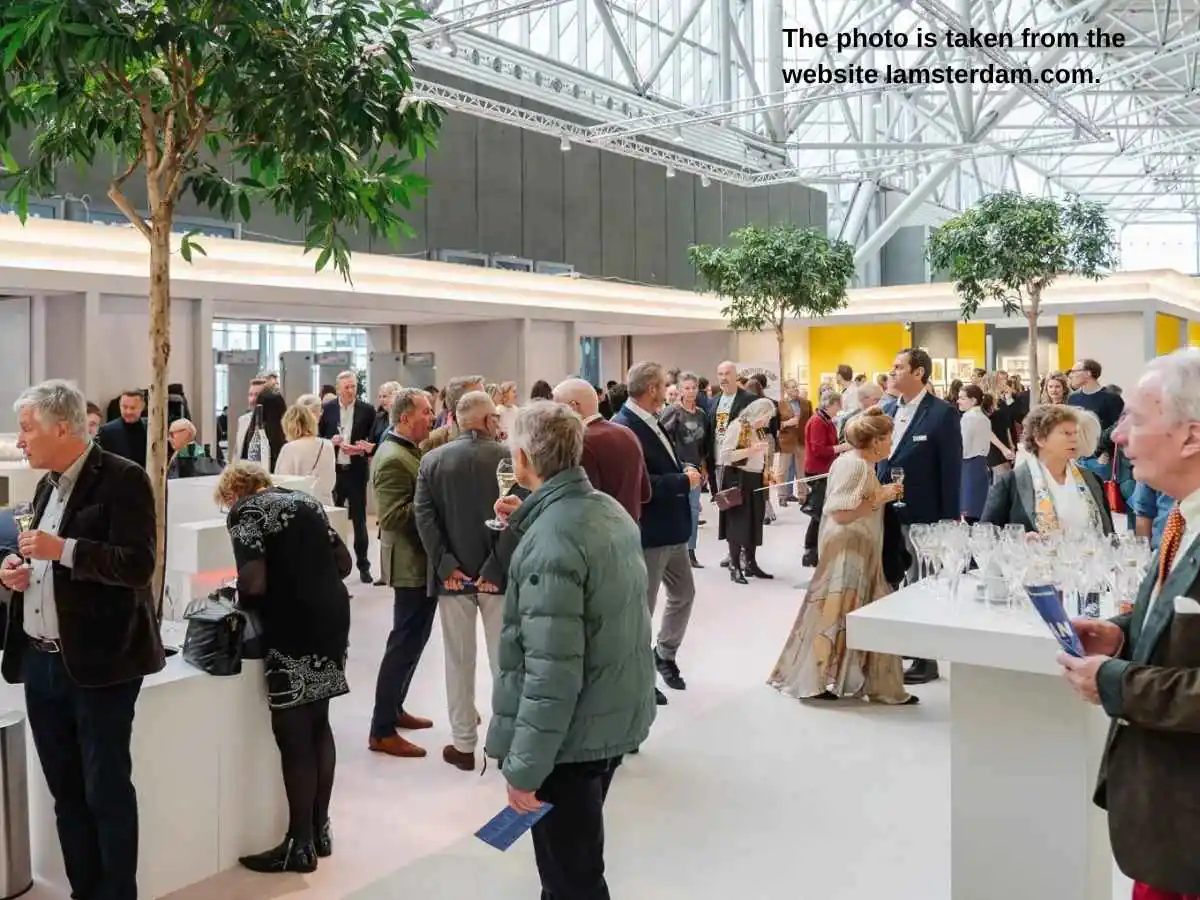 PAN Amsterdam  2026 stand in Amsterdam with gallery-style display and collector meeting area