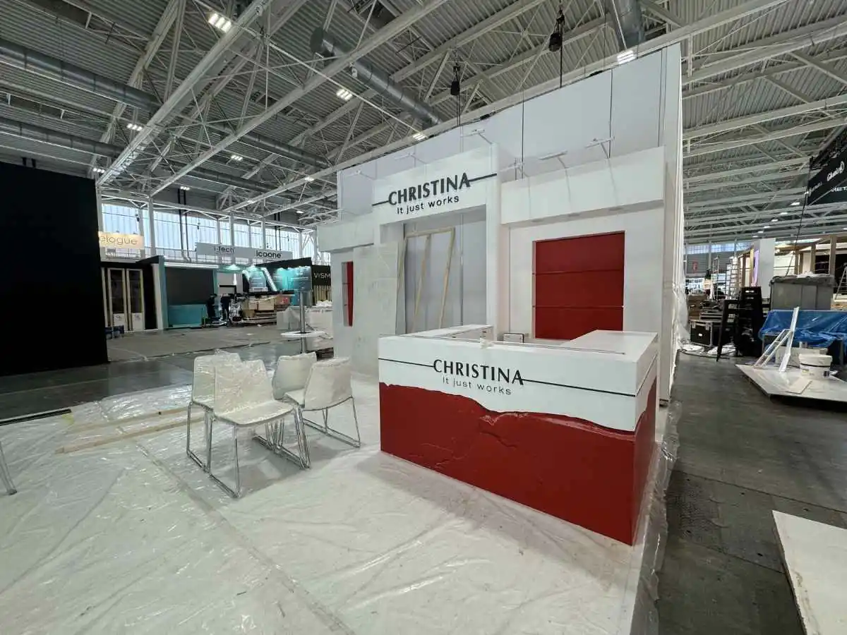 Leipziger Messe Leipzig stand installation with venue approvals and on-site coordination