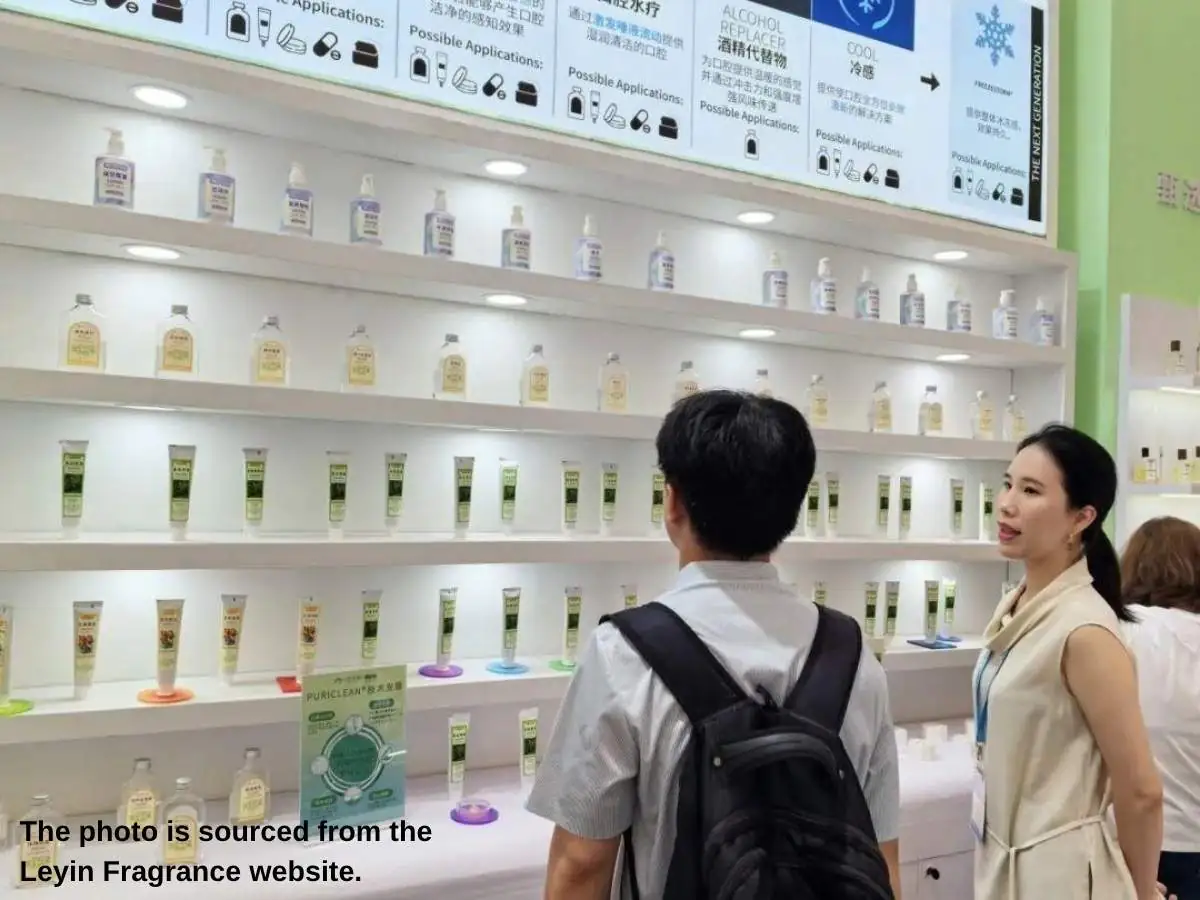 Shanghai International Personal Care Expo  2026 in Shanghai with skincare consultation area and tester stations