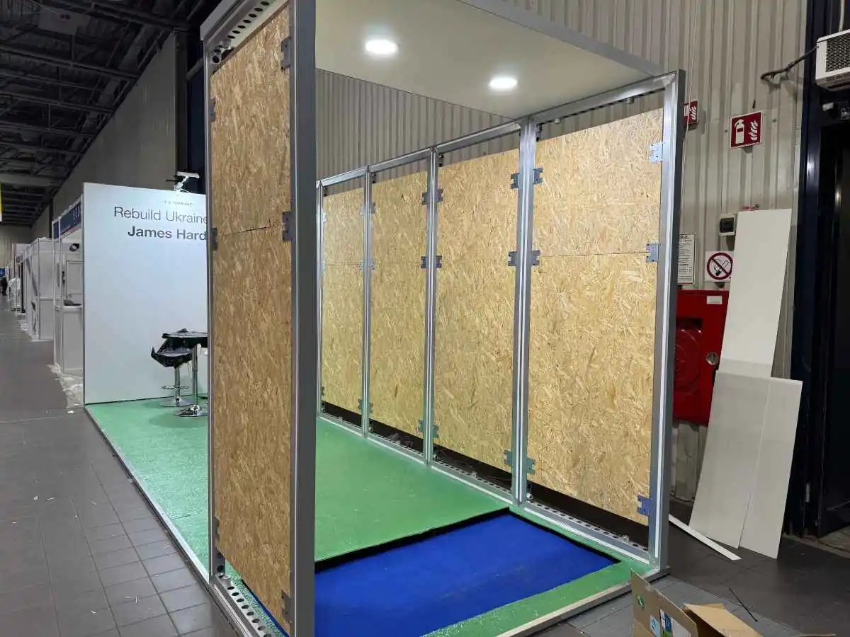 NECC Shanghai stand installation with logistics coordination by an exhibition stand builder in Shanghai