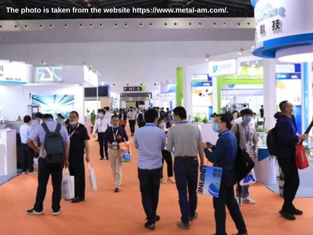 PM China  2027 exhibition stand in Shanghai with powder metallurgy demo area at SECEC