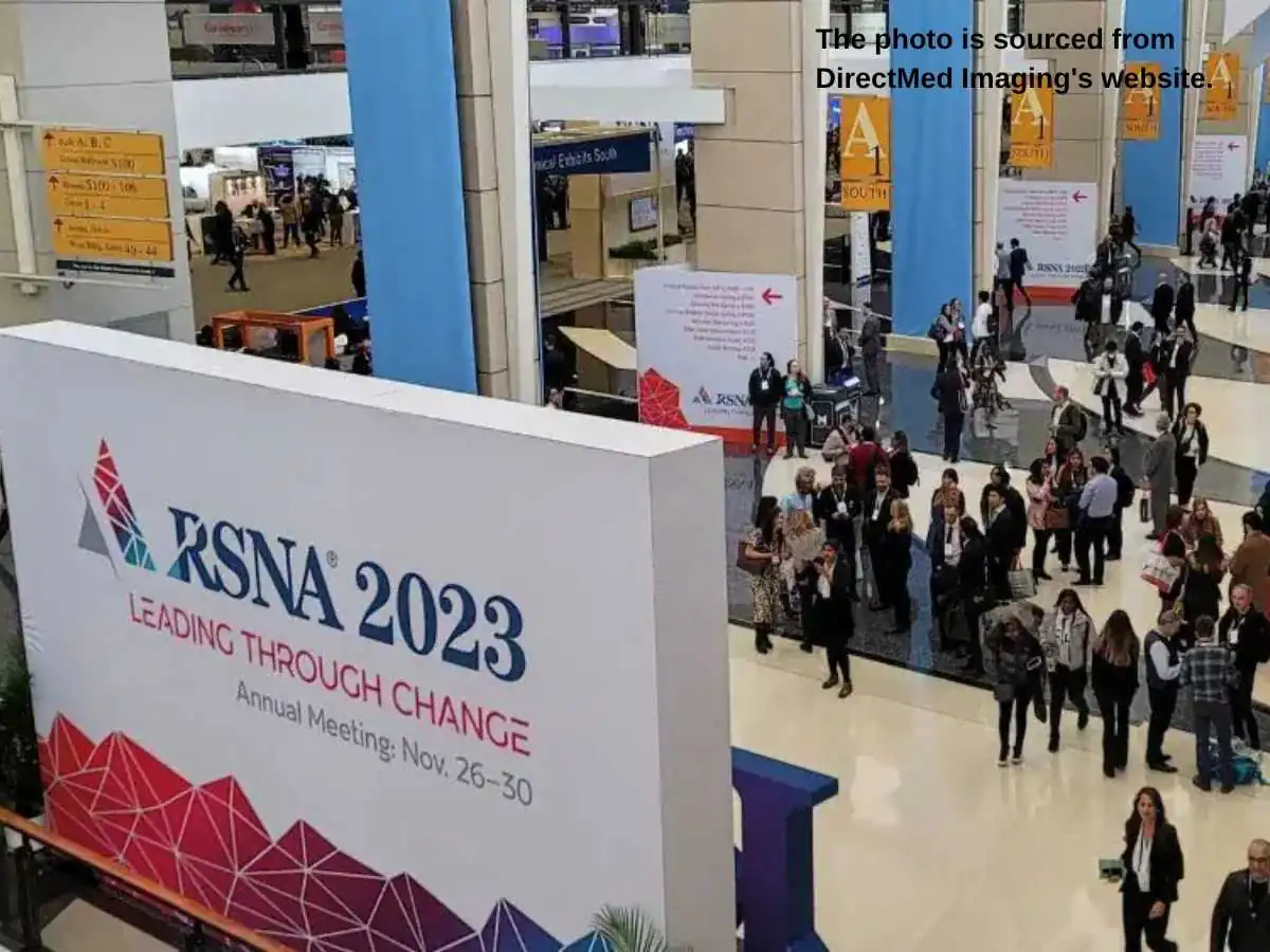Radiological Society of North America  2026 exhibition stand in Chicago at McCormick Place with KOL meeting space