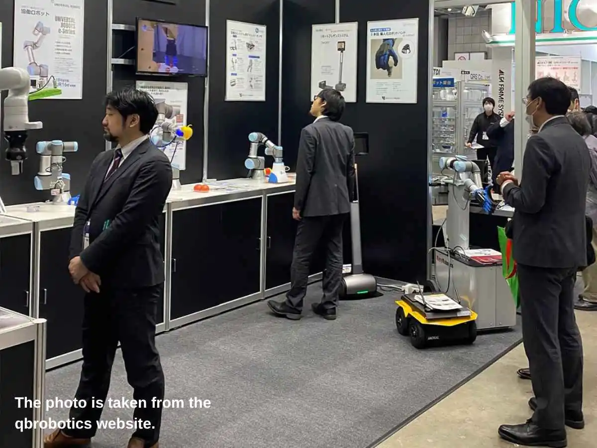 RoboDEX  2026 stand in Tokyo with automation demo zones and buyer meeting space