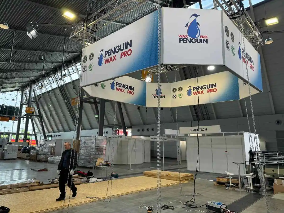 KINTEX Seoul stand installation with transport and dismantling coordination by a booth builder