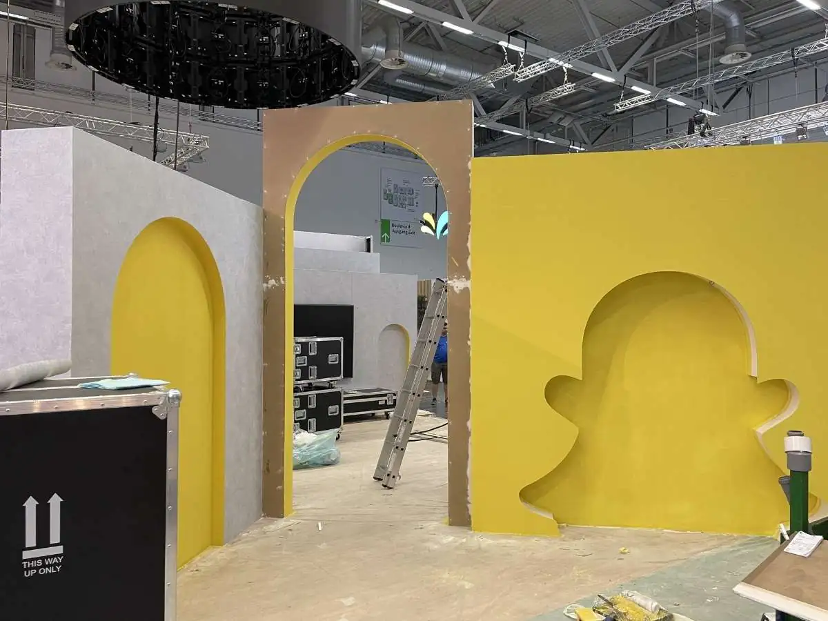 Oregon Convention Center Portland build-up with installation coordination by a stand contractor
