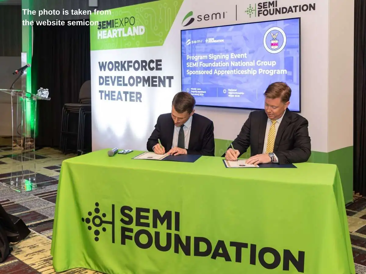 SEMICON West  2026 stand in San Francisco with engineering meeting zone at Moscone Center