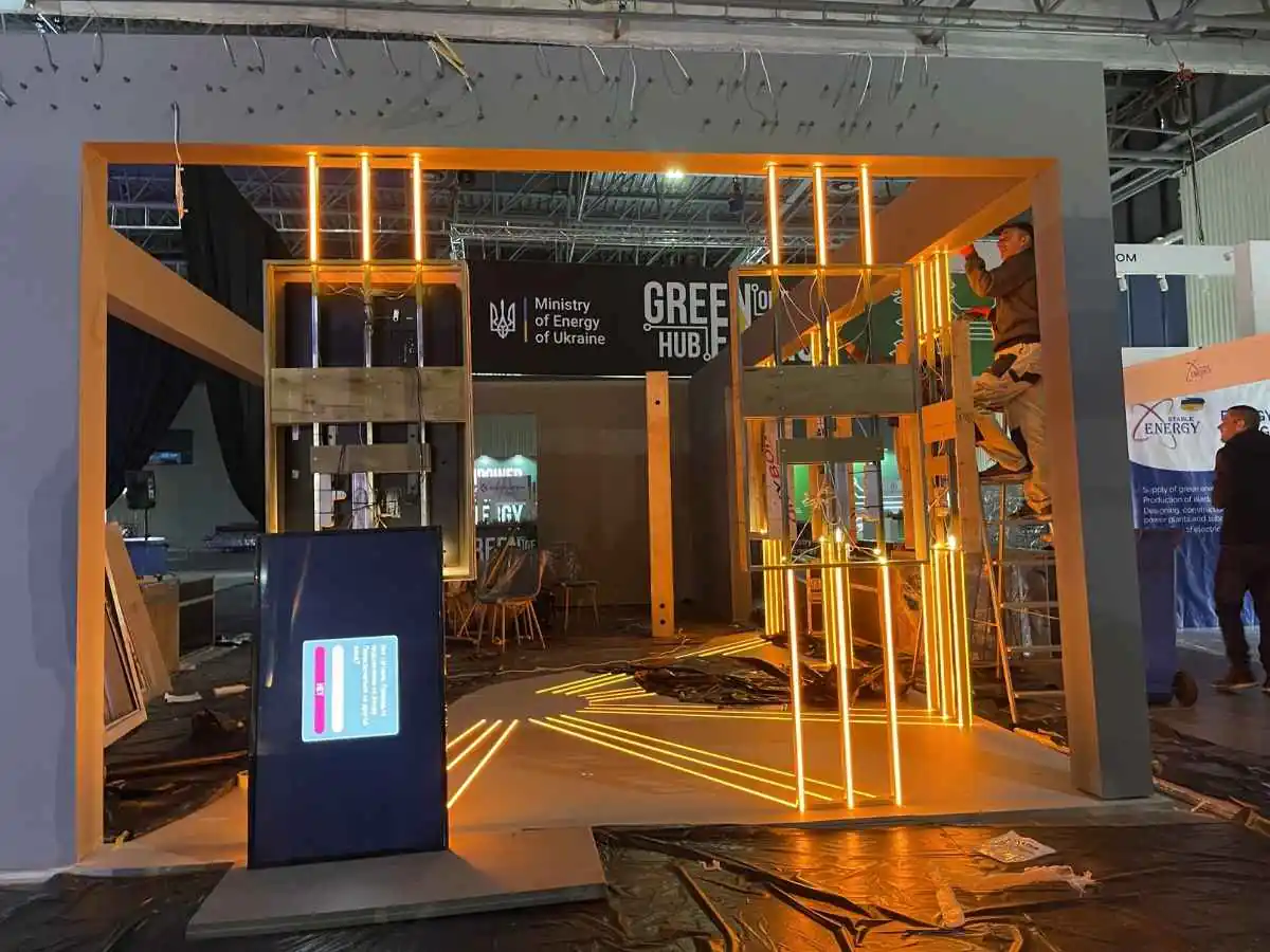 Stockholmsmssan Stockholm stand installation with on-site coordination by an exhibition stand contractor